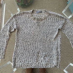 Knit 360-sweater white/blue small